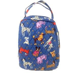 Vera Bradley Lunch Bunch Bag Cotton Quilted 4L Insulated Lunch Tote Bark Park